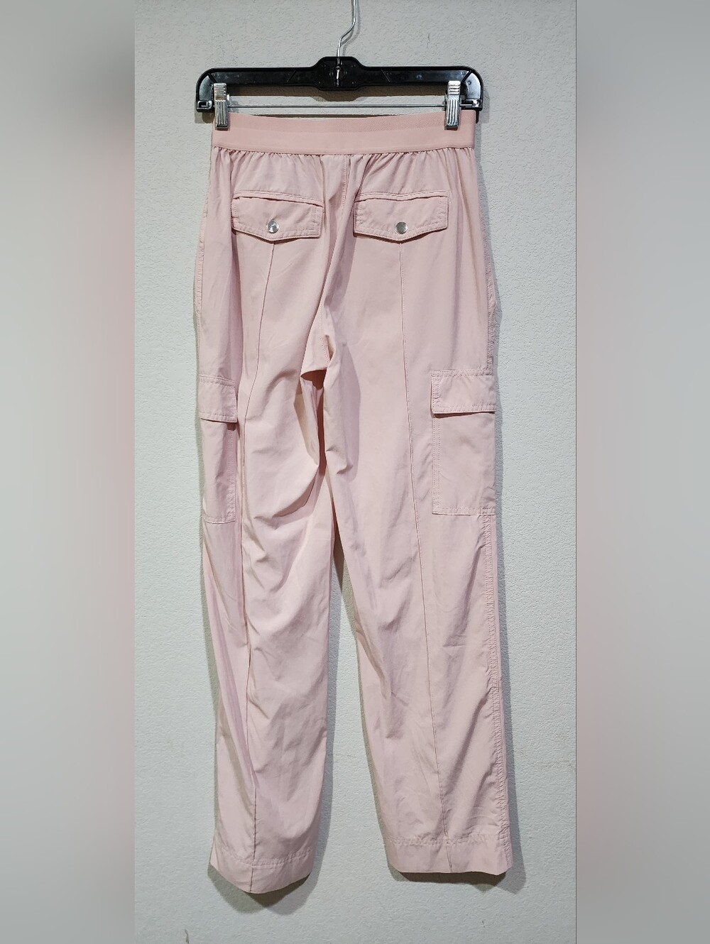 Athleta Pale Pink Cargo Wide-Leg Pants Size 0 - Picture 7 of 14
